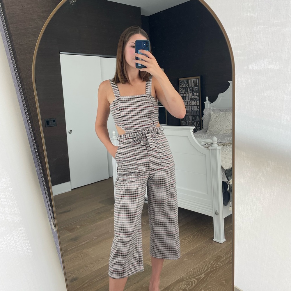 Berksha checkered jumpsuit 🖤❣️